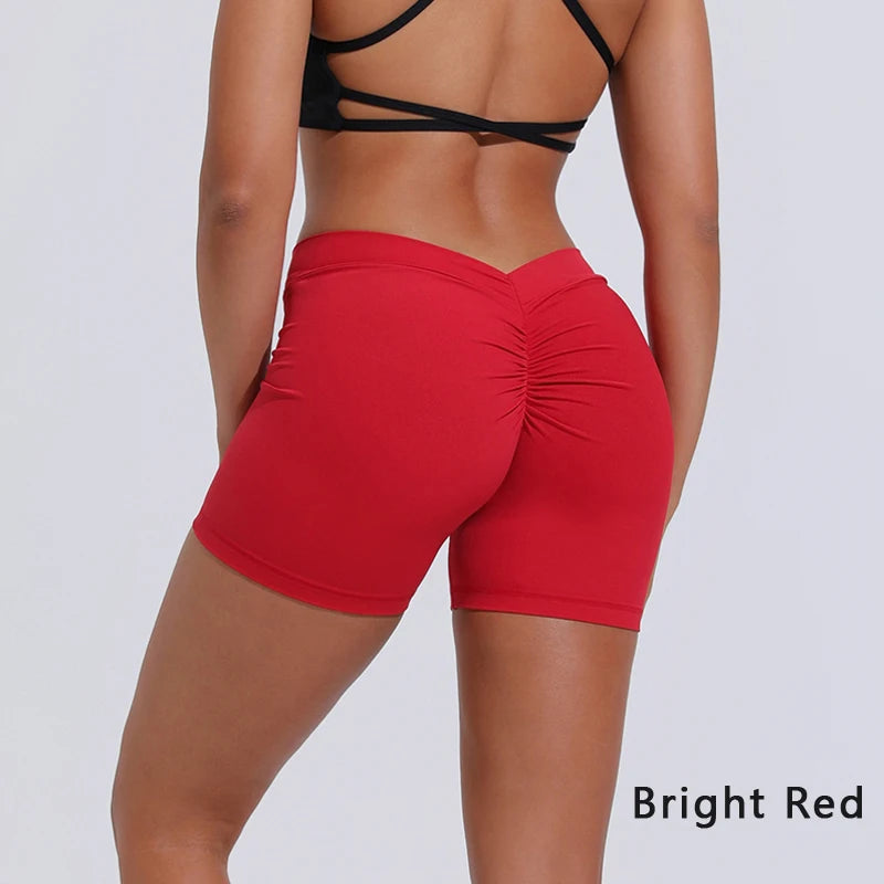 DIAS FIT JOY V-Back High-Waist Yoga Shorts