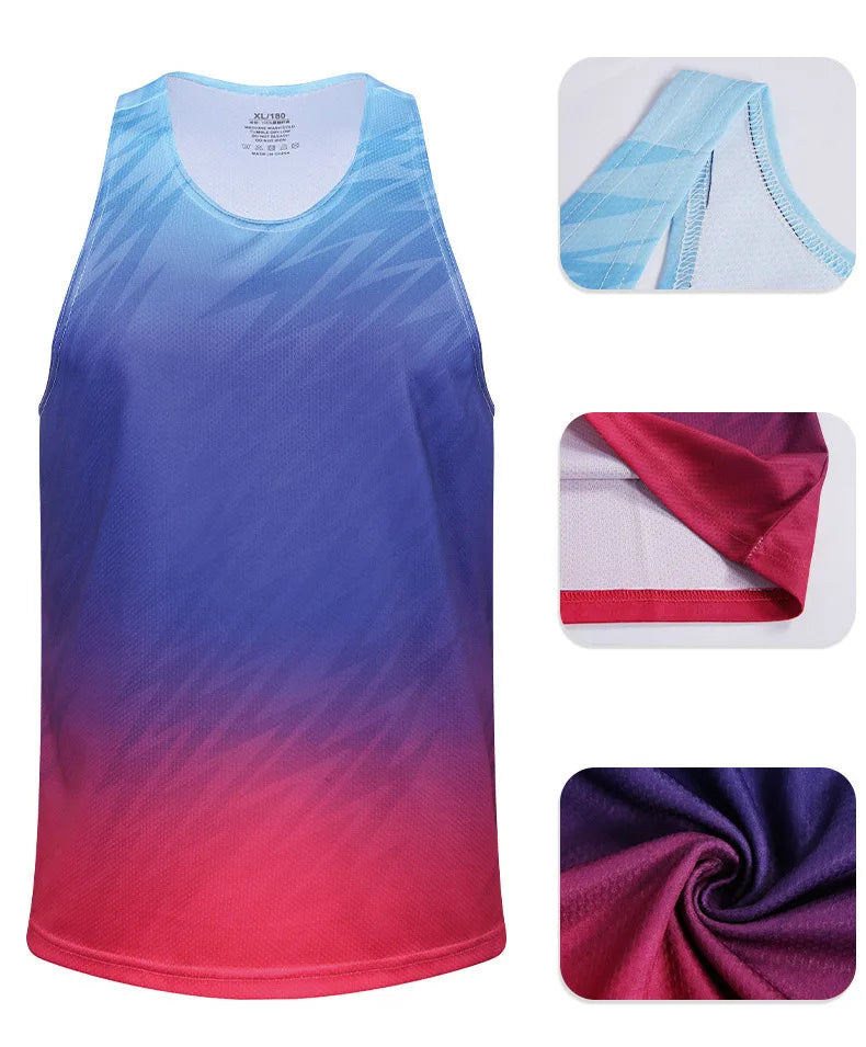 Men’s Ultra-Light Reflective– Sleeveless Quick-Drying Running Tank Top