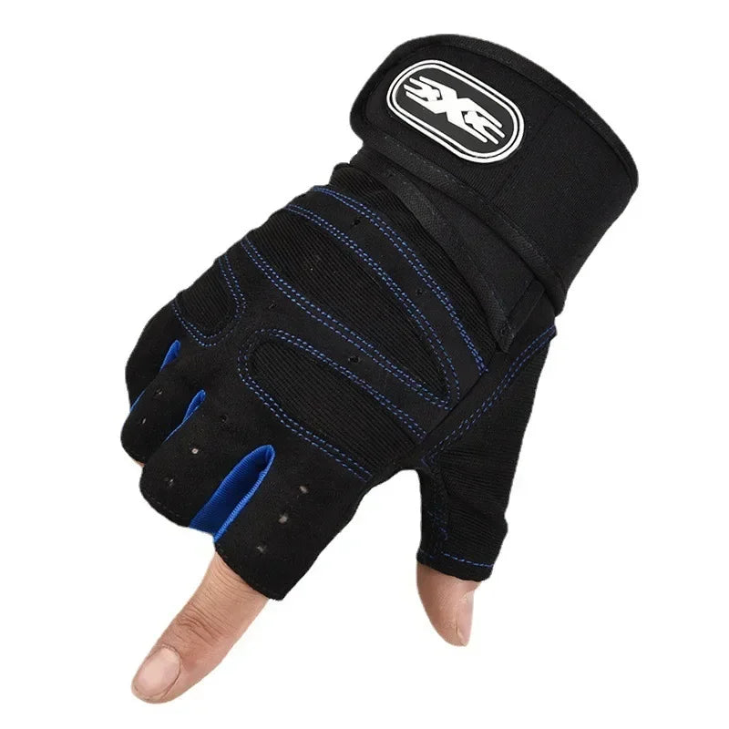 Shockproof Gym Gloves – Weightlifting & Fitness Gloves with Wrist Support