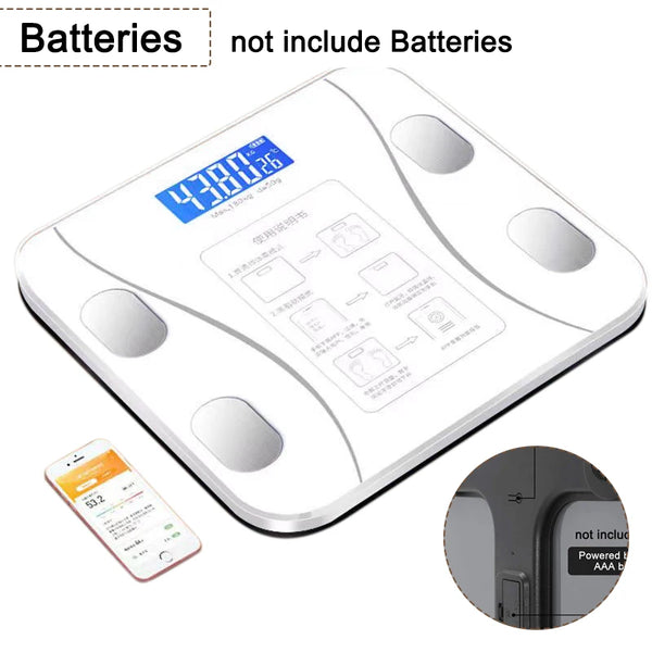 Smart Body Fat Scale – Bluetooth Digital Weight Scale with App Connectivity