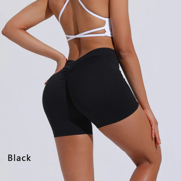 DIAS FIT JOY V-Back High-Waist Yoga Shorts