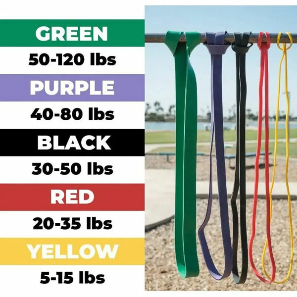Adjustable Resistance Bands – 5–120lbs for Strength & Agility Training