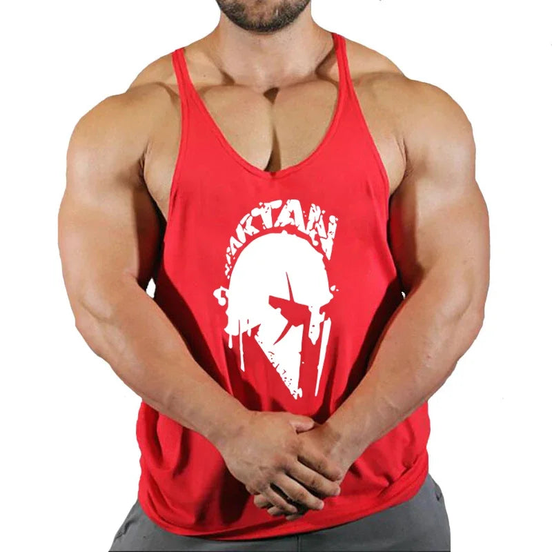 Men's Bodybuilding Cotton Gym Tank Top
