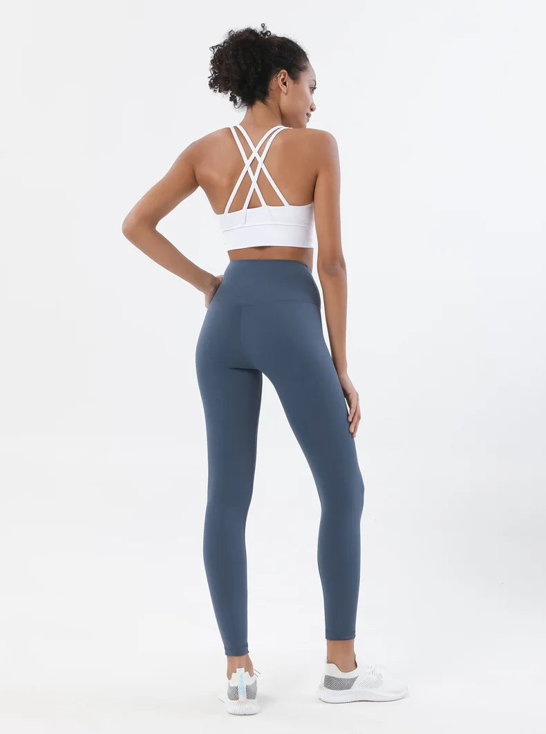 Women's Racerback Sports Bra – Breathable Nylon Fitness Top