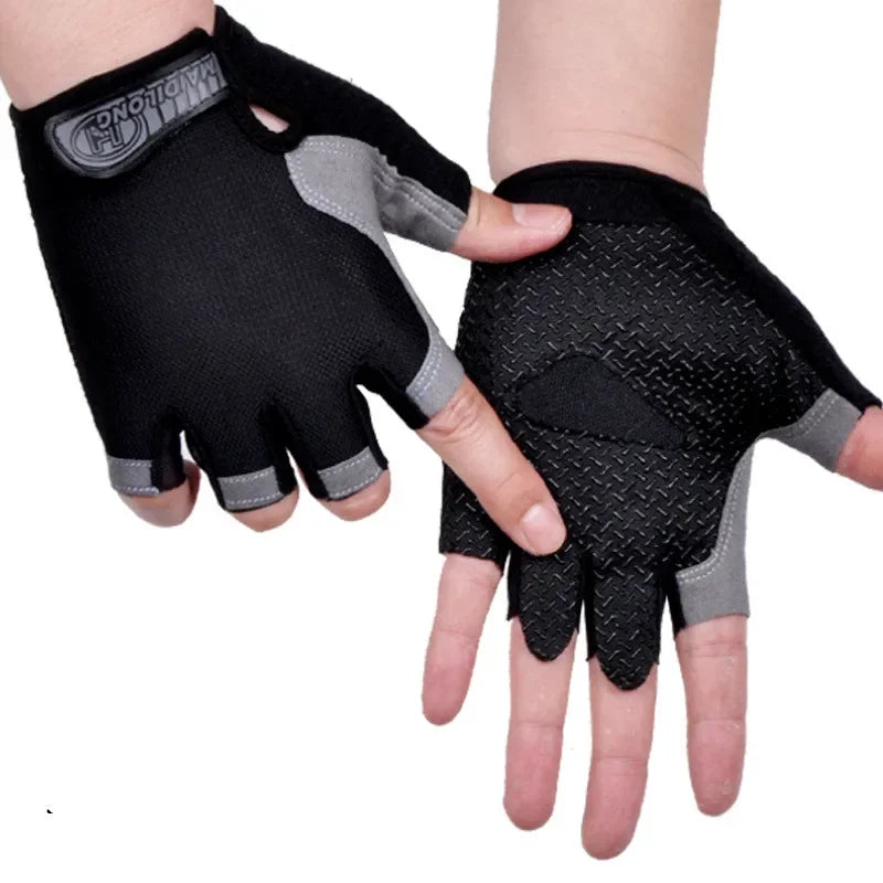 Fingerless Gym Gloves – Non-Slip Training Gloves for Men & Women