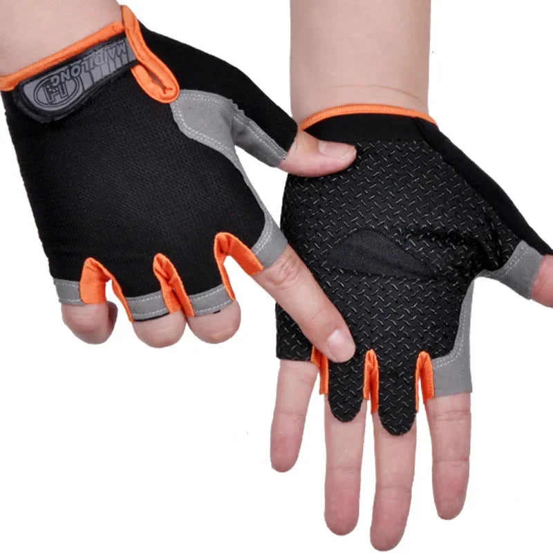 Fingerless Gym Gloves – Non-Slip Training Gloves for Men & Women