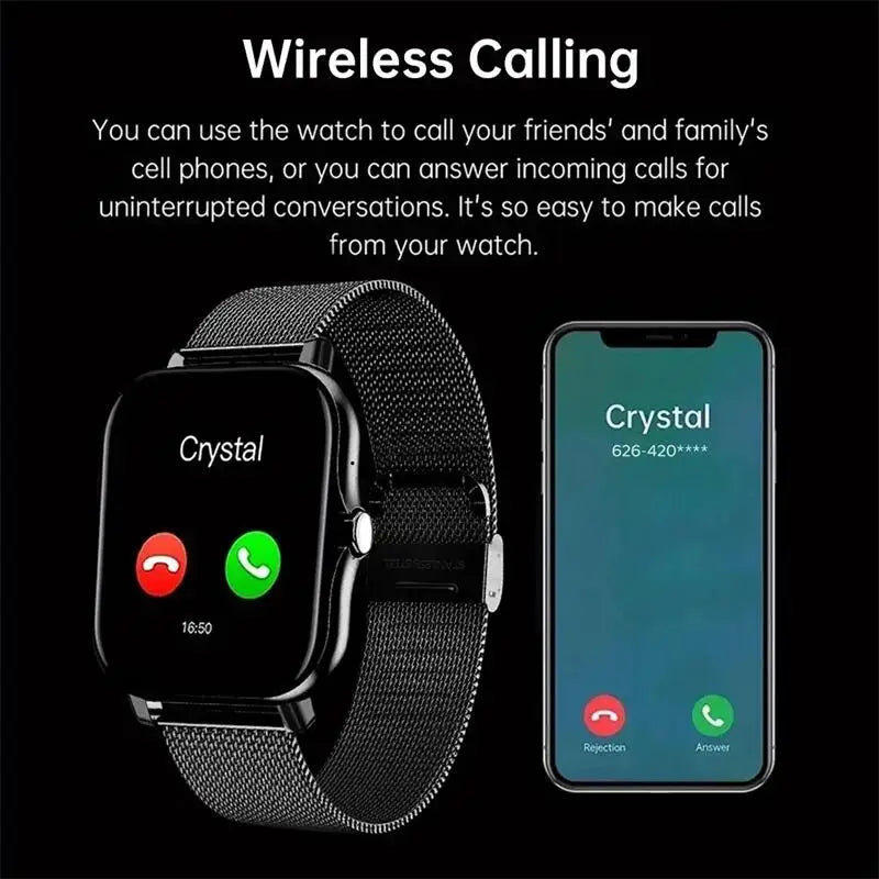 2024 Smart Watch – 1.44" Bluetooth Call & Health Monitor