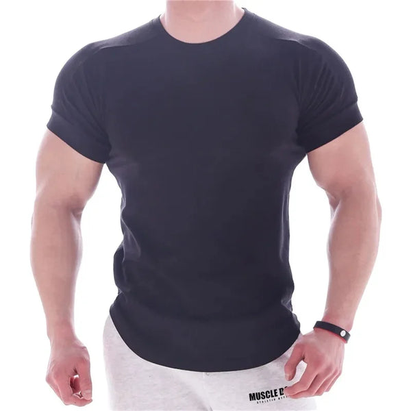 Men’s Quick-Dry Summer Gym T-Shirt – Short Sleeve Sportswear