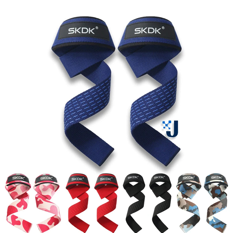 Weightlifting Wrist Straps – Non-Slip Silicone Grip for Strength Training