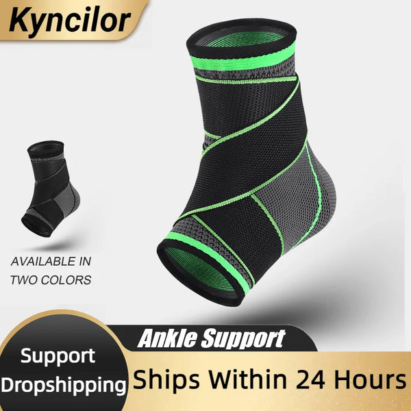Adjustable Ankle Support Brace – Compression Wrap for Sports & Recovery