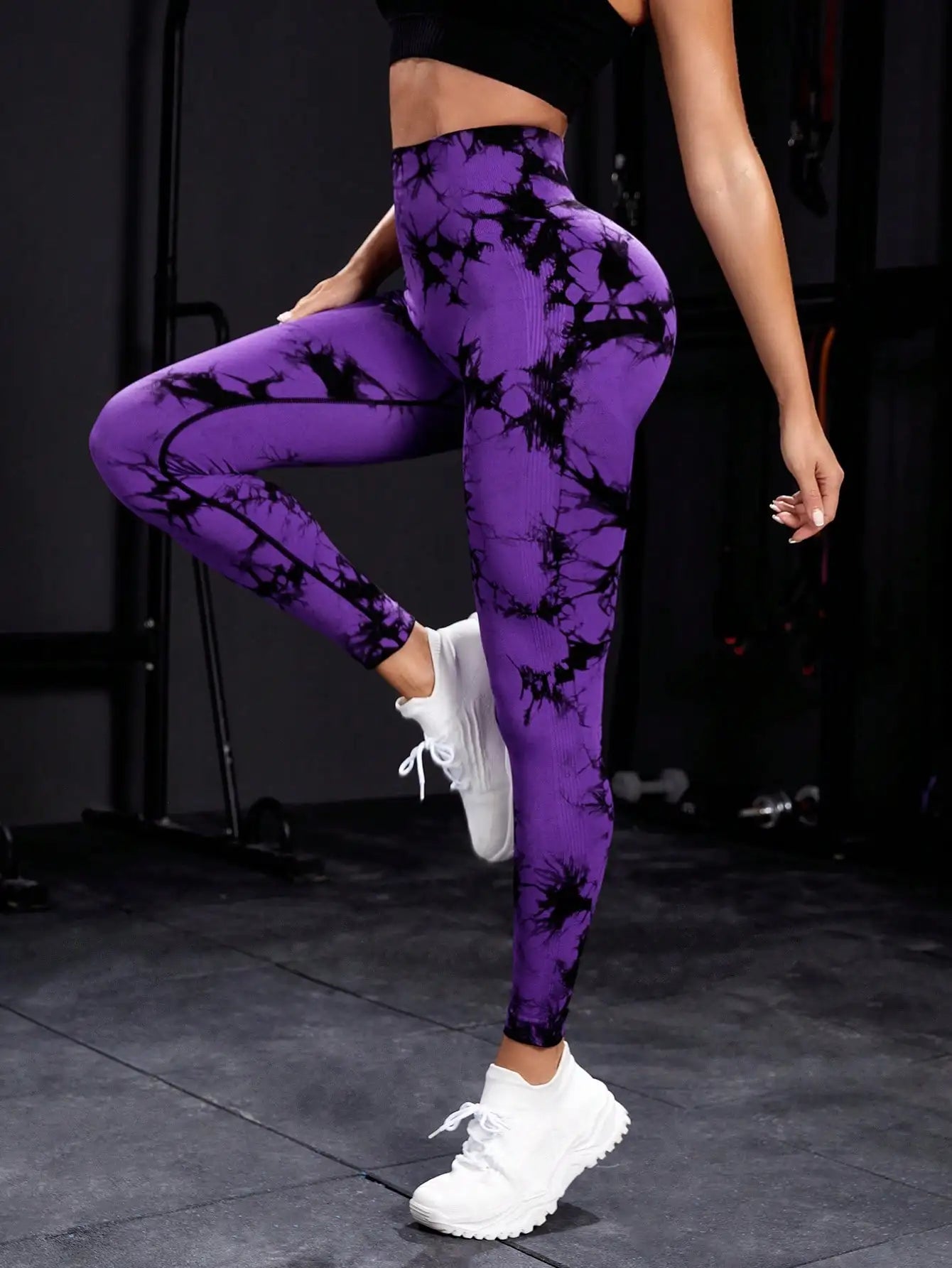 Seamless Push-Up Yoga Leggings – High Waist Workout Tights for Women