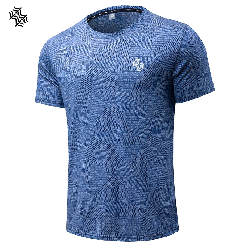 Men's Quick-Dry Soccer Football Style Gym T-Shirt