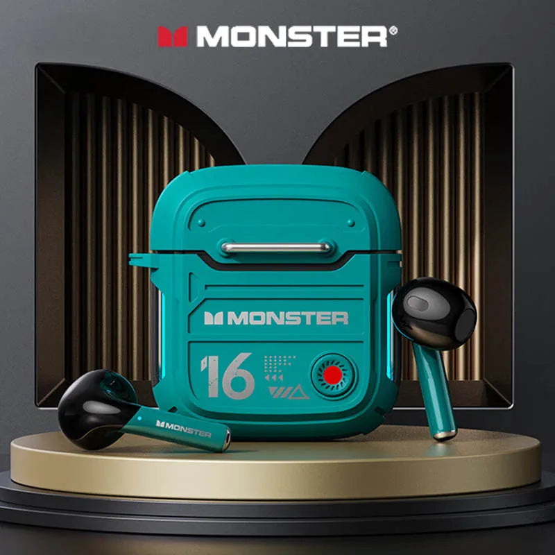 Monster XKT16 V5.3 Wireless Gaming Earbuds
