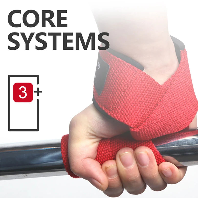 Weightlifting Wrist Straps – Non-Slip Silicone Grip for Strength Training