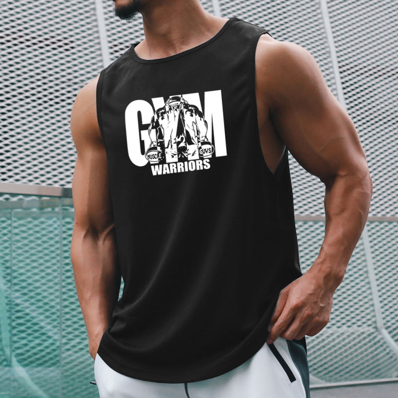 Men's Quick-Dry Mesh Gym Tank Top