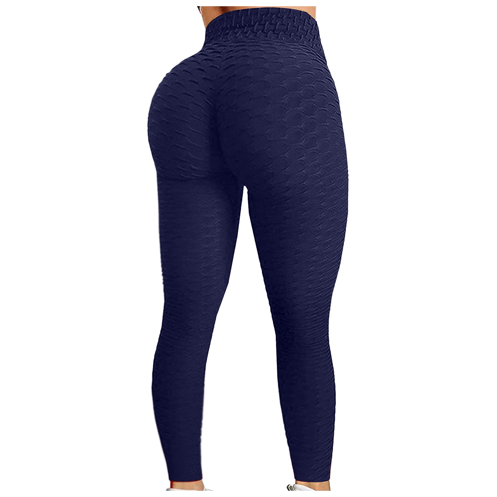 Women's Bubble Hip Lifting Yoga Pants – High-Waisted Flared Fitness Trousers