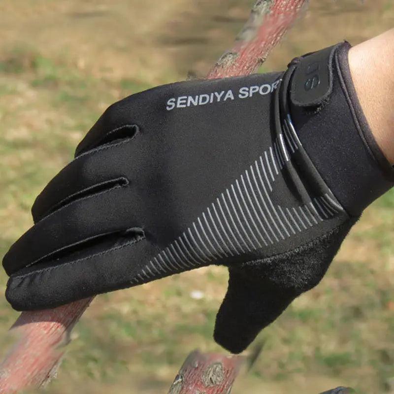 Heavyweight Training Gloves – Half Finger Non-Slip Gloves with Wrist Support