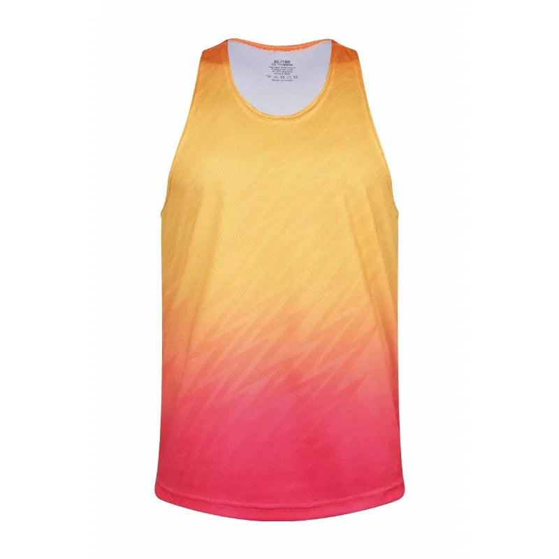 Men’s Ultra-Light Reflective– Sleeveless Quick-Drying Running Tank Top