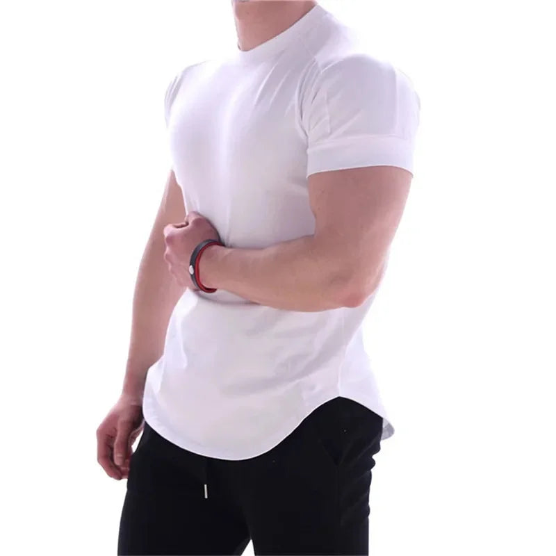 Men’s Quick-Dry Summer Gym T-Shirt – Short Sleeve Sportswear