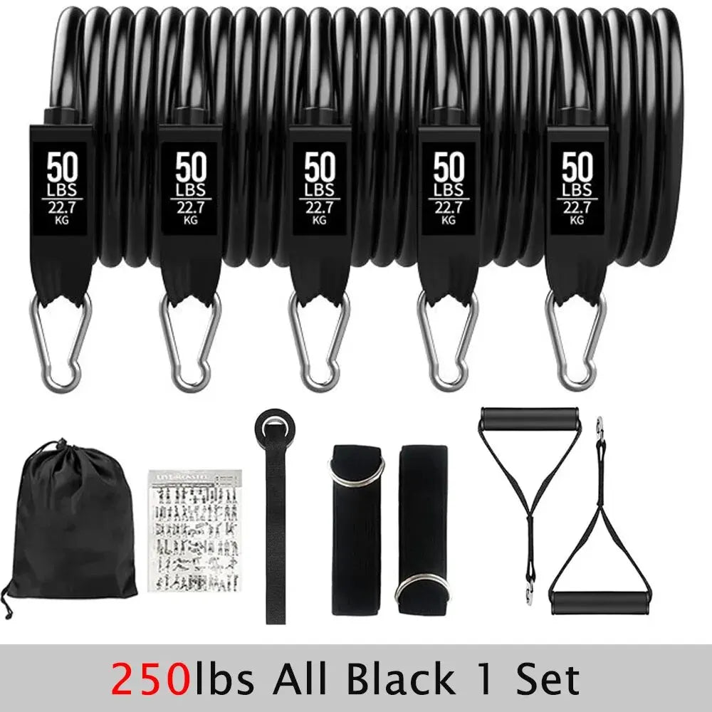 Resistance Bands Set – Tension Pull Ropes for Home Gym & Strength Training