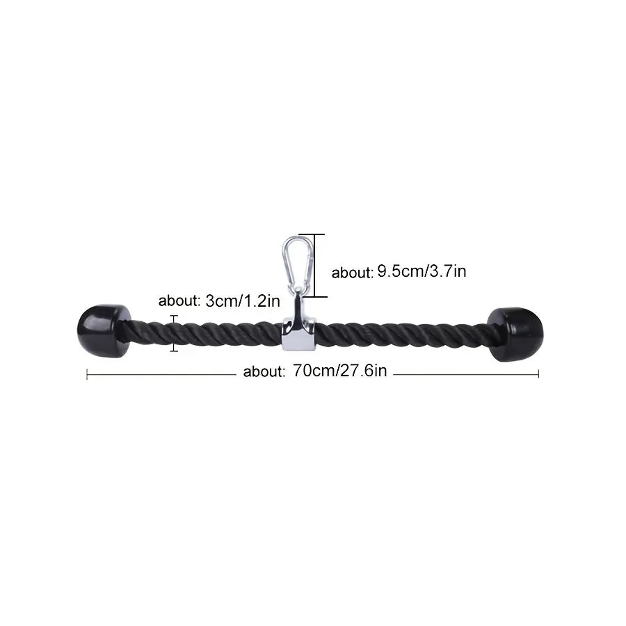 Tricep Push Pull Rope – Face Pull & Cable Handle for Upper Body Workouts