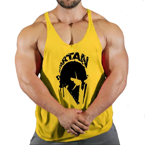 Men's Bodybuilding Cotton Gym Tank Top