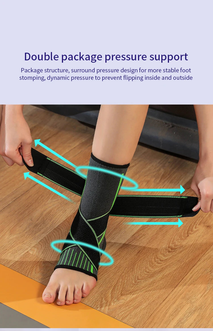 Pressurized Ankle Support Brace – 1PC Elastic Strap