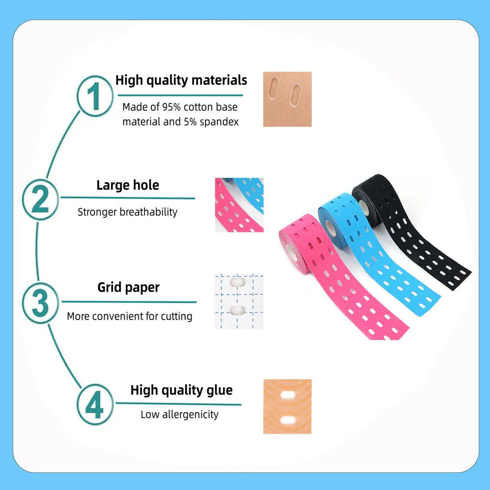 Perforated Kinesiology Tape – 5cm x 5m