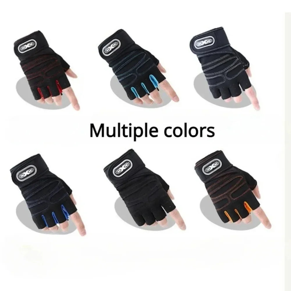 Shockproof Gym Gloves – Weightlifting & Fitness Gloves with Wrist Support