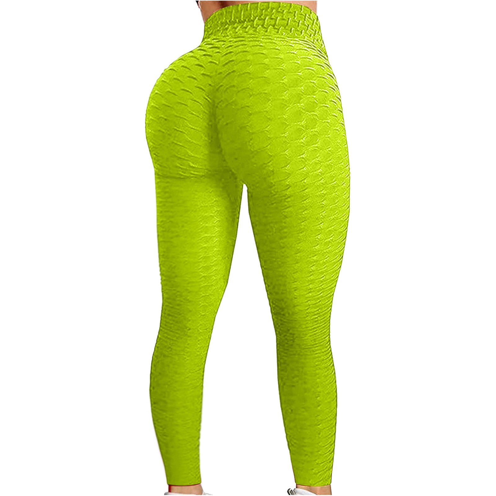 Women's Bubble Hip Lifting Yoga Pants – High-Waisted Flared Fitness Trousers