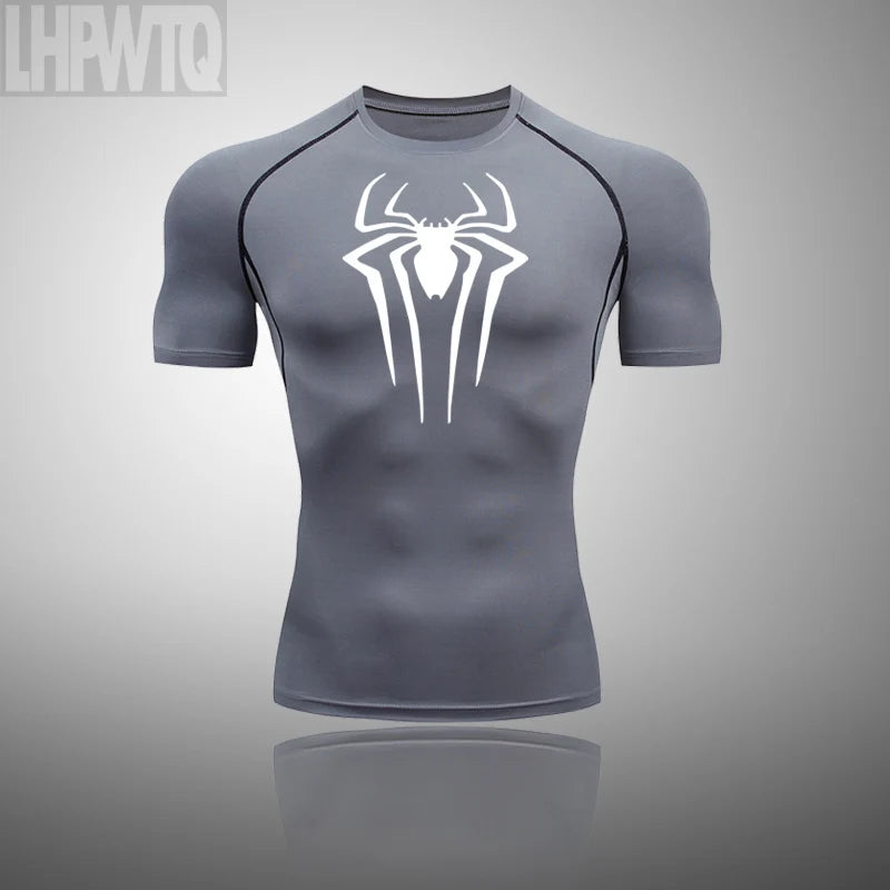 Compression Shirt Men – Quick-Dry Gym & Running Rashguard Tee
