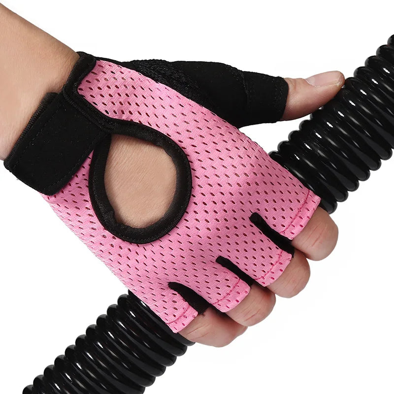 Half Finger Gym Gloves – Breathable Non-Slip Gloves for Men & Women