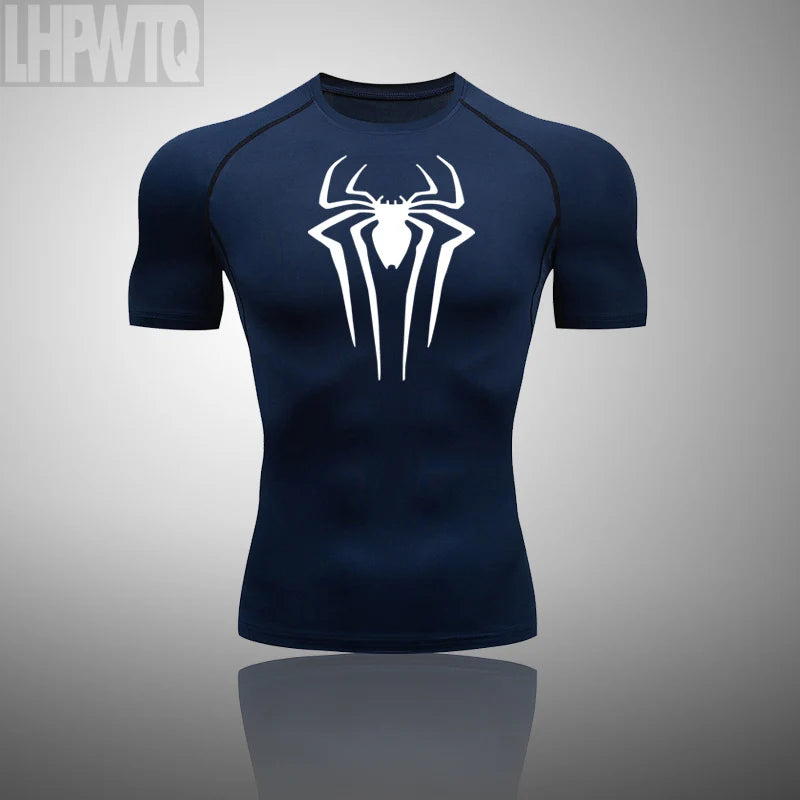 Compression Shirt Men – Quick-Dry Gym & Running Rashguard Tee