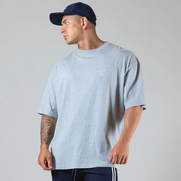 Men's Loose Fit Cotton Gym T-Shirt – M to XXXL