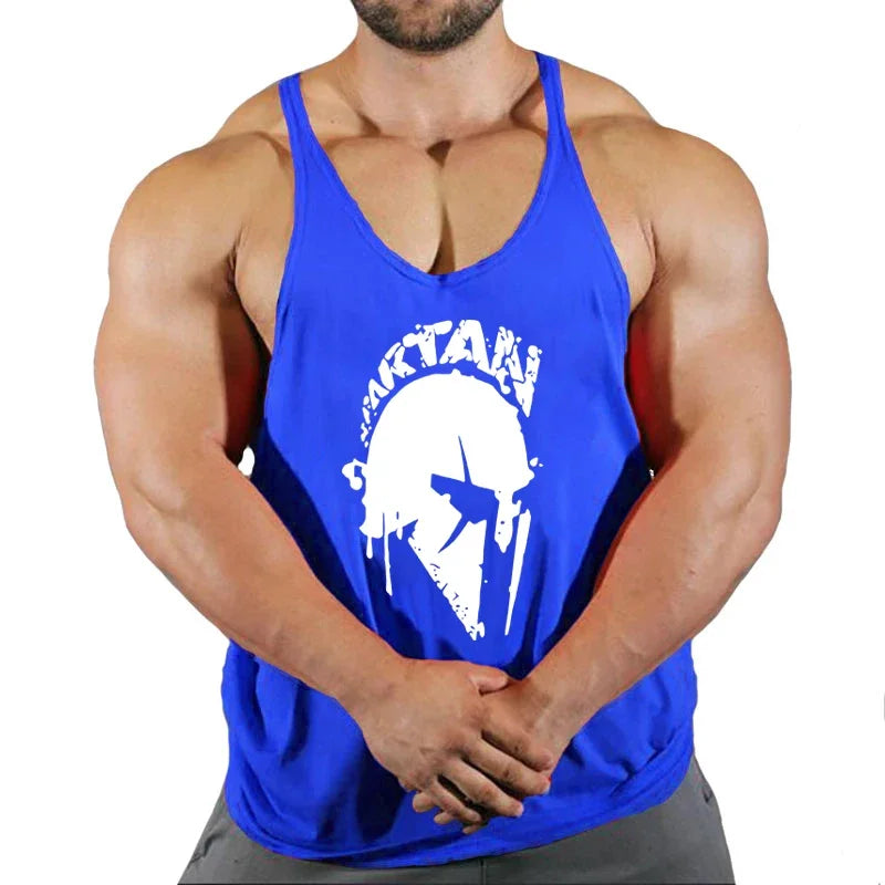 Men's Bodybuilding Cotton Gym Tank Top