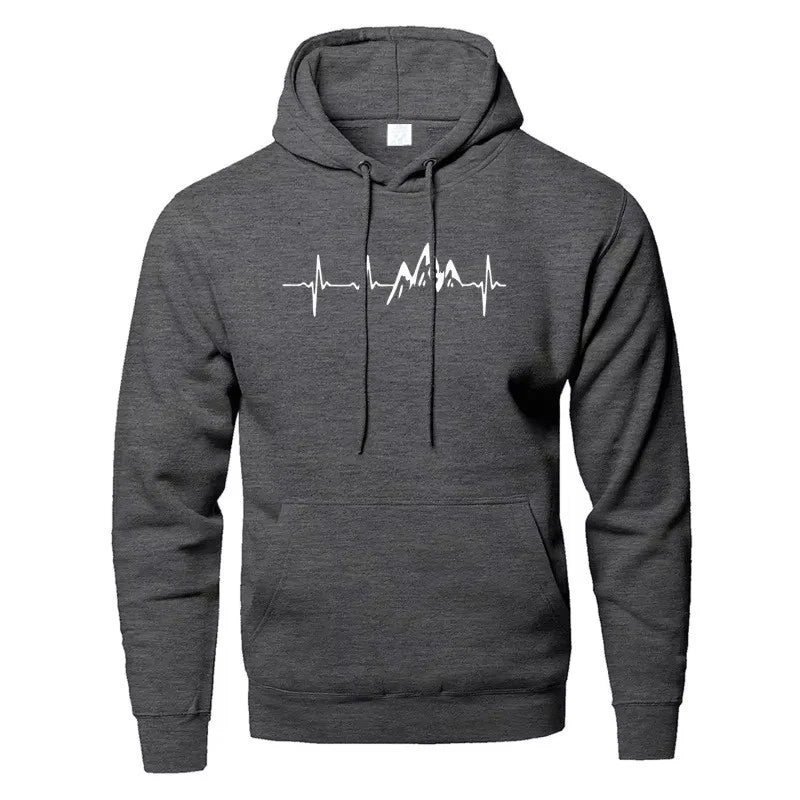Mountain Heartbeat Hoodie – Teen Long Sleeve Pullover