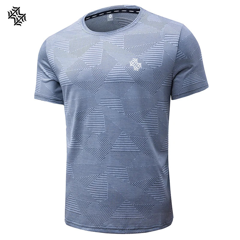 Men's Quick-Dry Soccer Football Style Gym T-Shirt