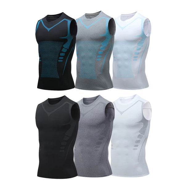 Men’s Compression Tank Top – Sleeveless Quick-Dry Muscle Shirt