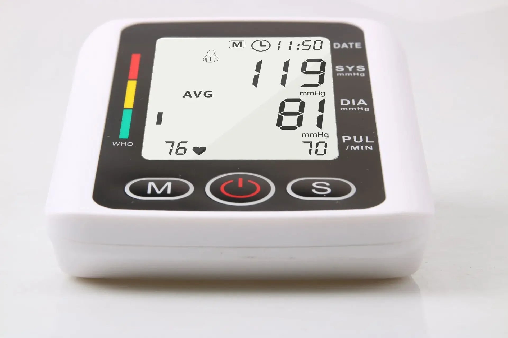 Digital Arm Blood Pressure Monitor – Portable Automatic Tonometer with Heart Rate Tracking