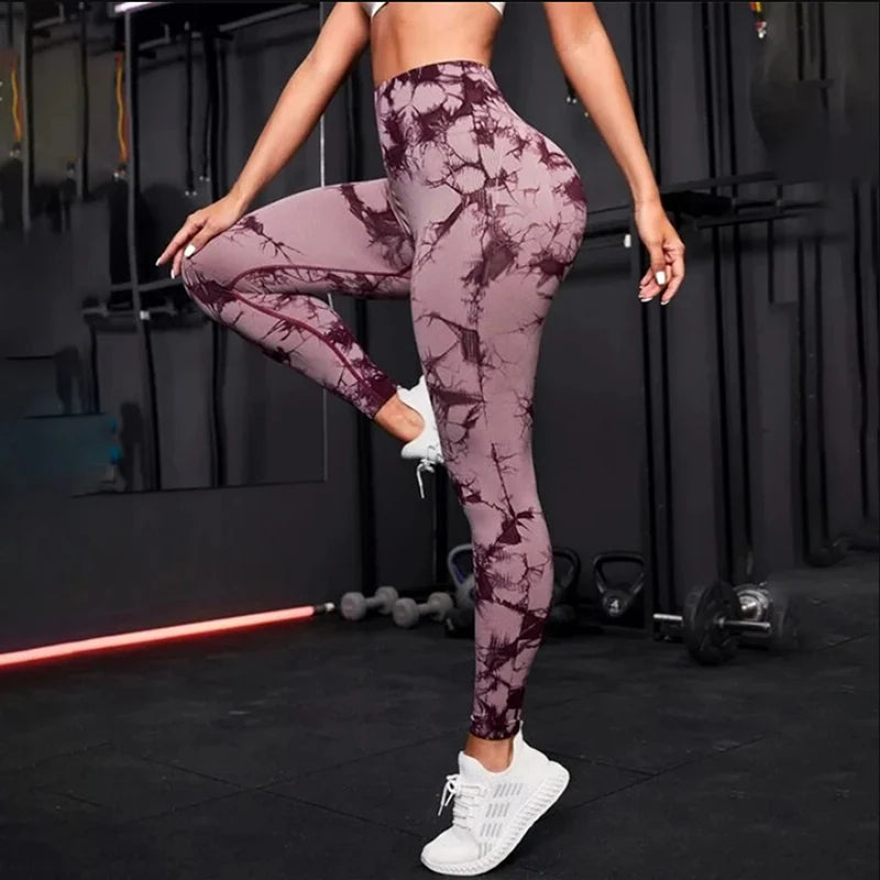 Seamless Push-Up Yoga Leggings – High Waist Workout Tights for Women