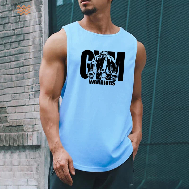 Men's Quick-Dry Mesh Gym Tank Top