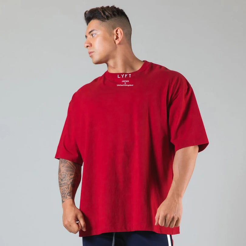 Men's Loose Fit Cotton Gym T-Shirt – M to XXXL