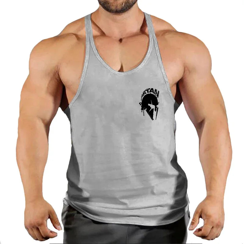Men's Bodybuilding Cotton Gym Tank Top