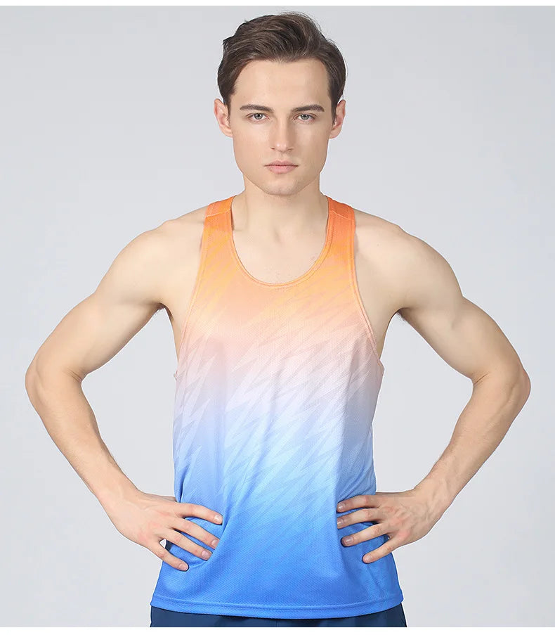 Men’s Ultra-Light Reflective– Sleeveless Quick-Drying Running Tank Top