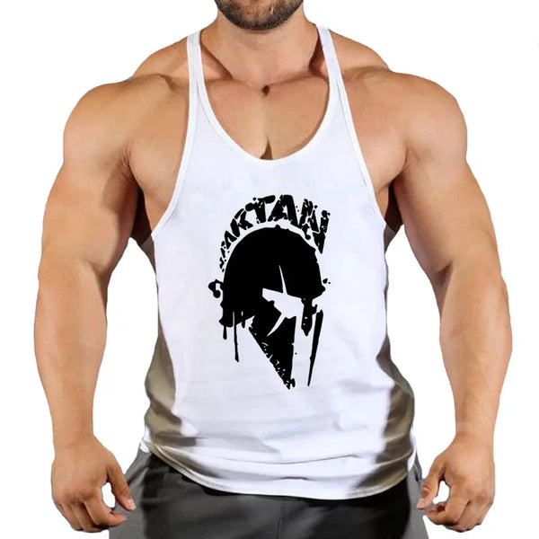 Men's Bodybuilding Cotton Gym Tank Top