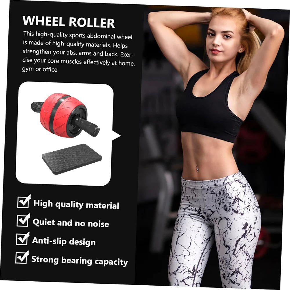 Rebound Ab Roller – Abs Workout Wheel with Knee Mat for Home Fitness