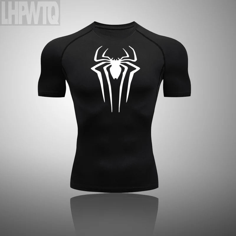 Compression Shirt Men – Quick-Dry Gym & Running Rashguard Tee