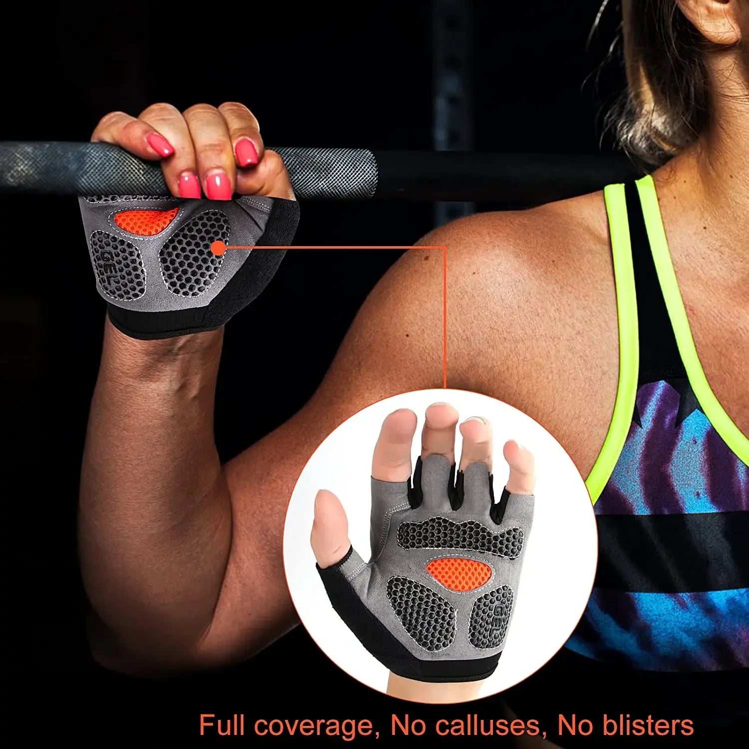 Fingerless Gym Gloves – Non-Slip Training Gloves for Men & Women