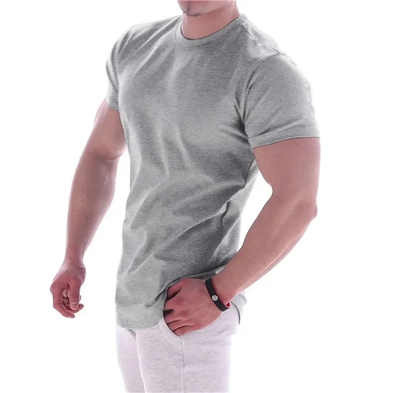 Men’s Quick-Dry Summer Gym T-Shirt – Short Sleeve Sportswear