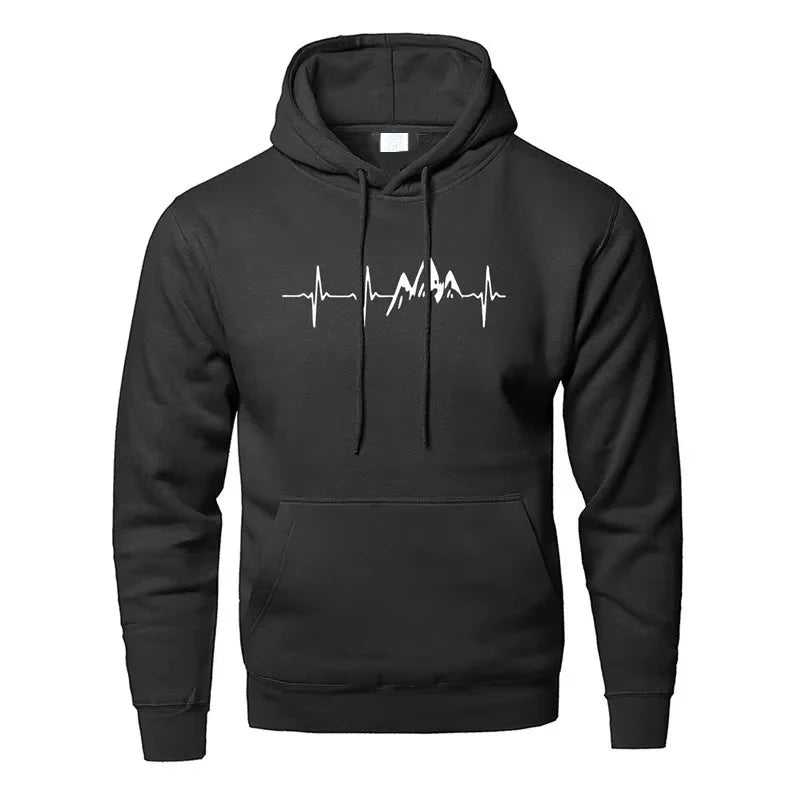 Mountain Heartbeat Hoodie – Teen Long Sleeve Pullover
